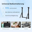 SUNSHARE Ray 1200W Balkonkraftwerk Komplettset mit 2 kWh Glory Stromspeicher | Halterung wählbar