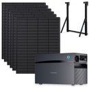 SUNSHARE Ray 1200W Balkonkraftwerk Komplettset mit 2 kWh Glory Stromspeicher | Halterung wählbar