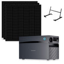 SUNSHARE Ray 1140 W Set mit 4 Ray 285 W Solarmodulen, 2 kWh Glory Speicher, App und Halterung