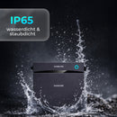SUNSHARE Glory Batteriespeicher im Außenbereich mit IP65-Schutzklasse, geschützt vor Staub und Wasser für flexible Innen- und Außeninstallationen.