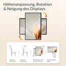 XORO MegaPAD Smart Kiosk Display 27 mit höhenverstellbarem Rollständer und drehbarem Display