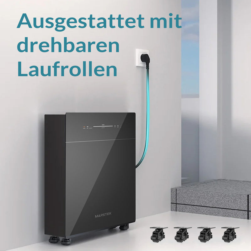 Marstek Venus E 2.0 Beweglich auf drehbaren Laufrollen
