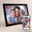 XORO CPF 10CF – 10,1" Digitaler WLAN Bilderrahmen, Schwarz, 1280x800 HD IPS Touchscreen, 16GB Speicher, Auto-Rotation & Sofort-Foto-/Video-Sharing