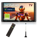 XORO PTL 1450 V2: Tragbarer TV mit hochauflösendem Display für unterwegs und 6 Monate freenet TV- Erleben Sie Fernsehen in bester Qualität, immer und überall!