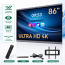 XORO MeetingPad 86" –  4K Smartboard mit Android 13, 48 MP Kamera, 8 Array-Mikrofone & HDMI/LAN