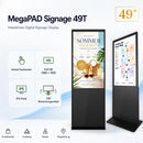XORO MegaPAD Signage 49T interaktives 49 Zoll Digital Signage Touch Display mit Full HD IPS Panel