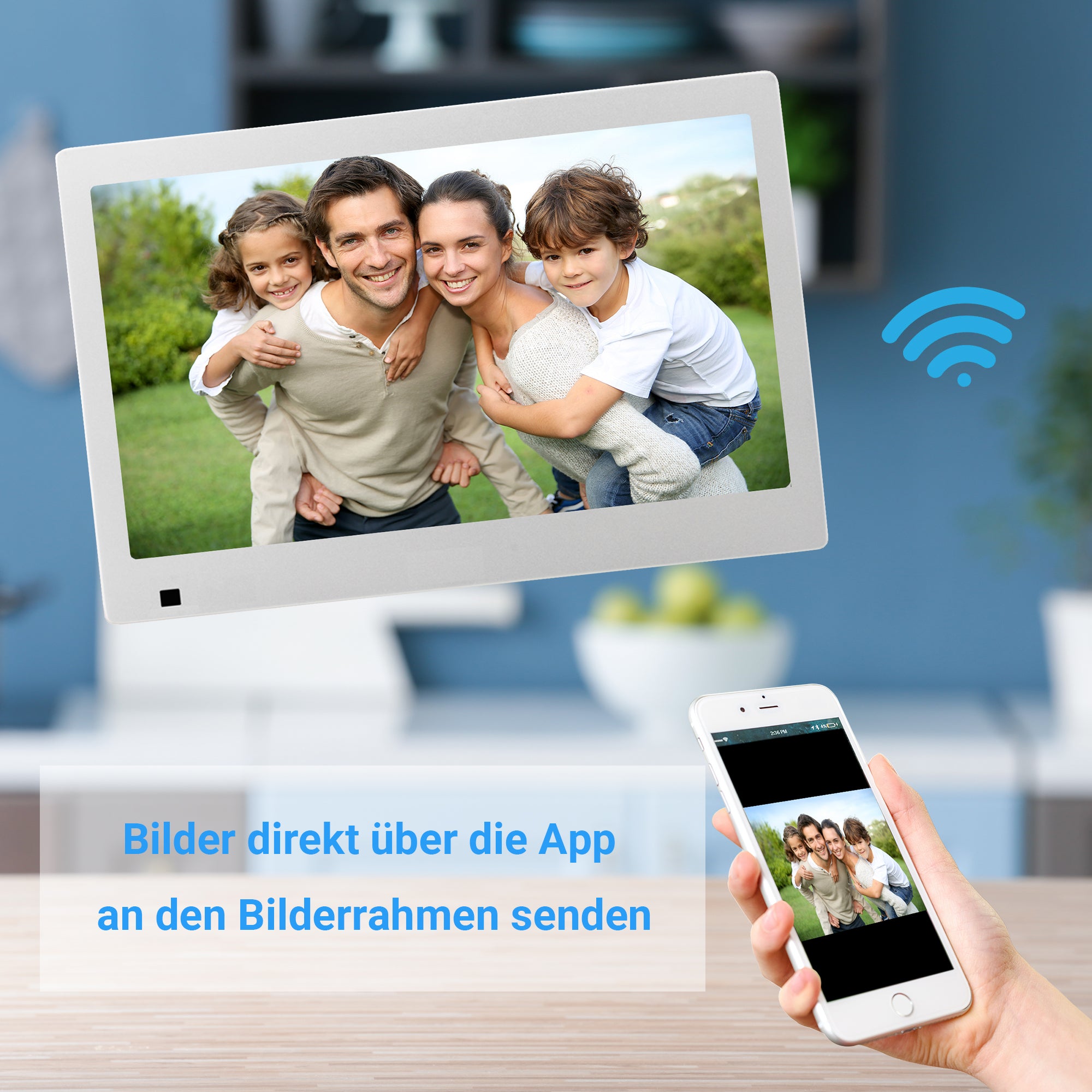 XORO CPF 10B1: Digitaler Bilderrahmen mit großem Bildschirm für unterhaltsame Momente überall und jederzeit!