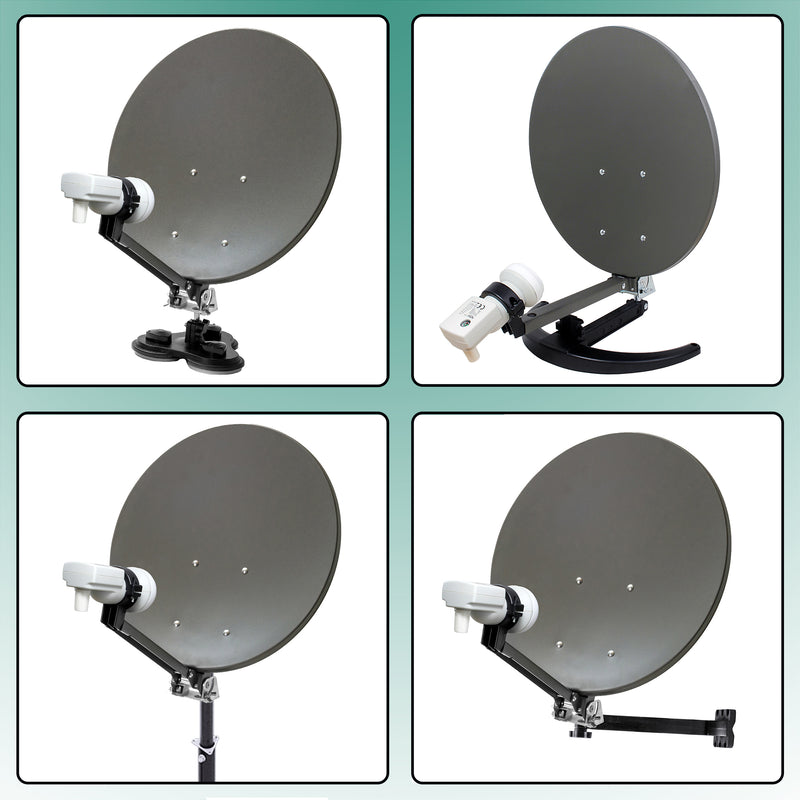 XORO MCA 38 SET – Camping Sat-Anlage mit LNB, Satfinder und Koffer Antennentechnik günstig kaufen – MAS Elektronik AG