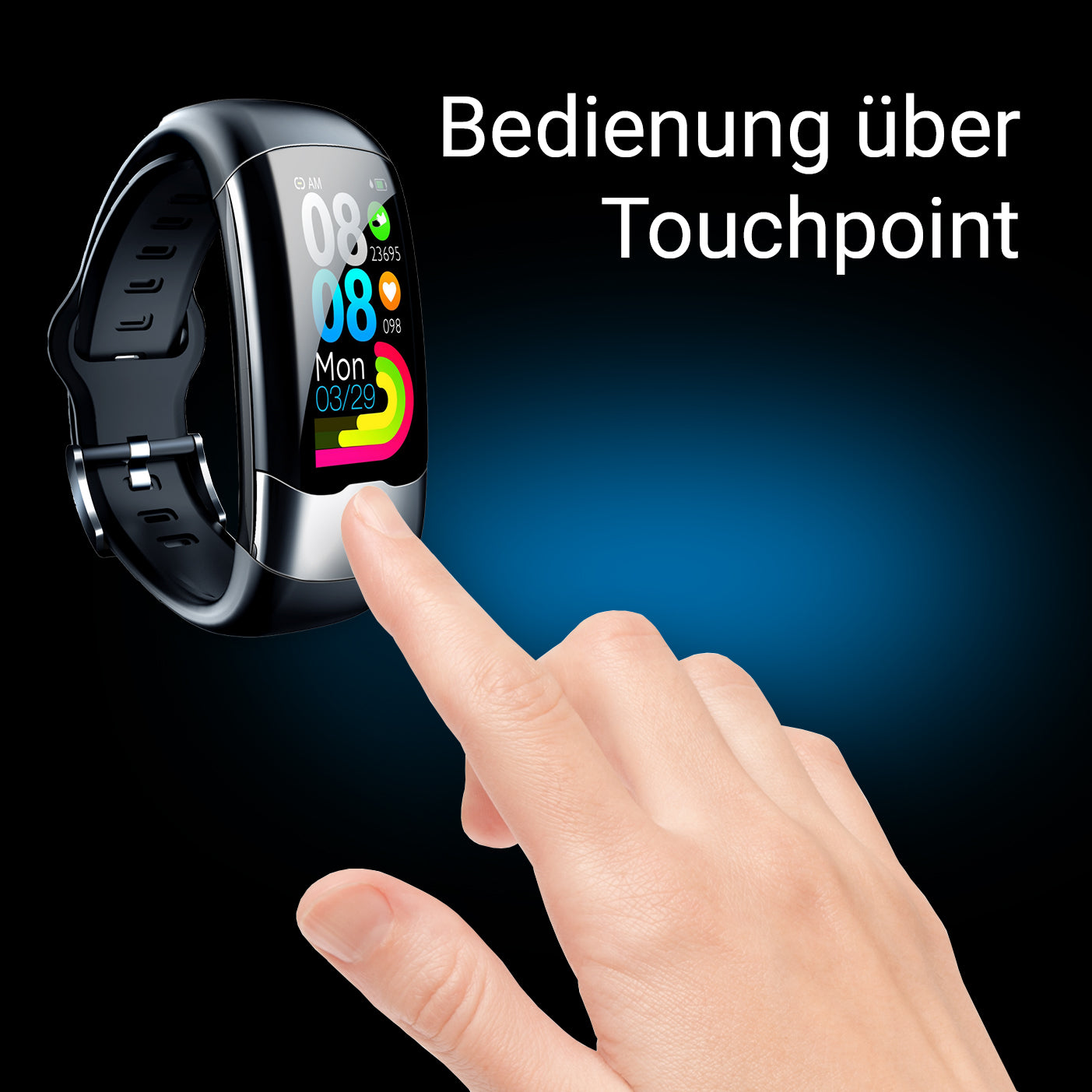 XORO SMW 10 Smartwatch: Moderne und vielseitige Smartwatch für aktive Lebensstile - Überwachen Sie Ihre Gesundheit und bleiben Sie vernetzt, direkt am Handgelenk!