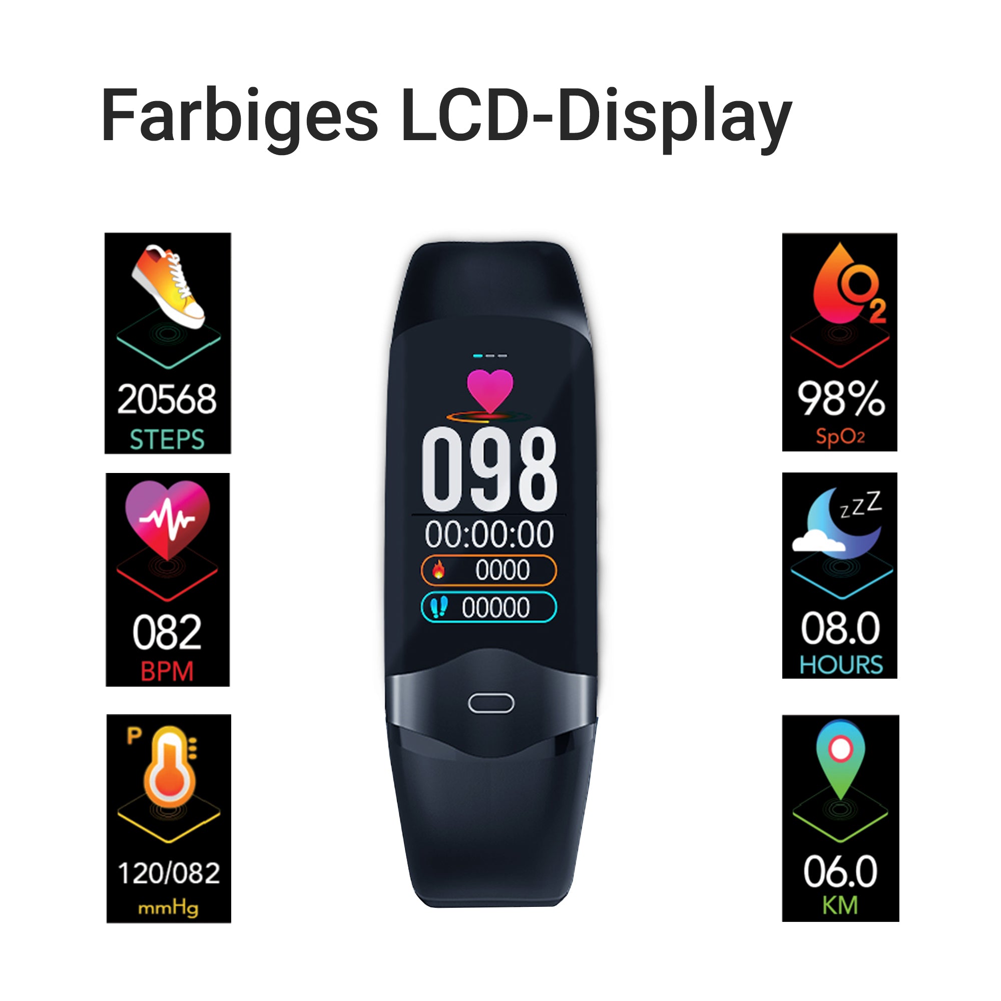 XORO SMW 10 Smartwatch: Moderne und vielseitige Smartwatch für aktive Lebensstile - Überwachen Sie Ihre Gesundheit und bleiben Sie vernetzt, direkt am Handgelenk!